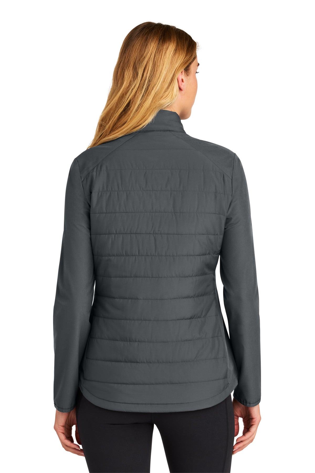 Sport-Tek Women's Teknical Hybrid Jacket - Iron Grey