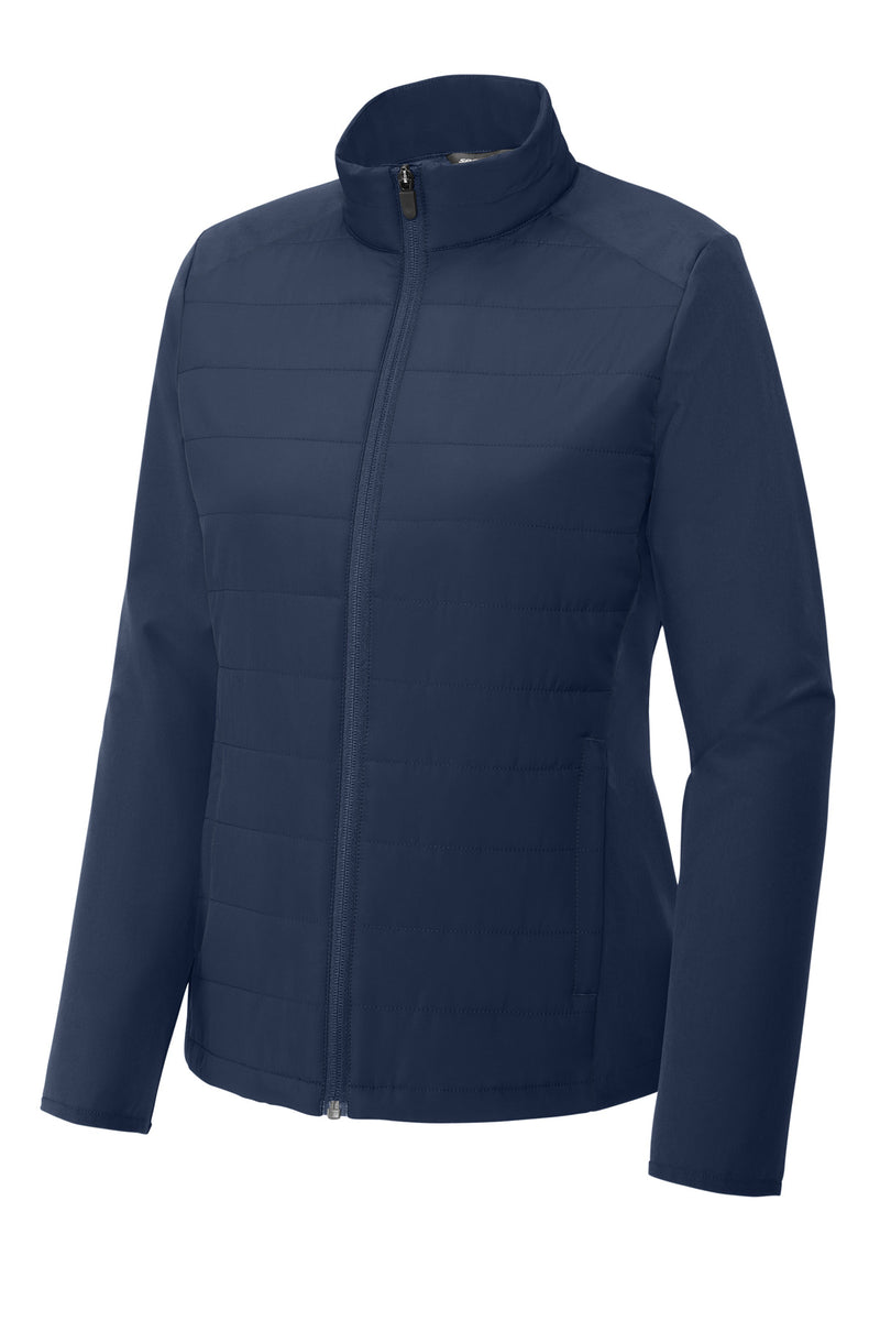 Sport-Tek Women's Teknical Hybrid Jacket - True Navy