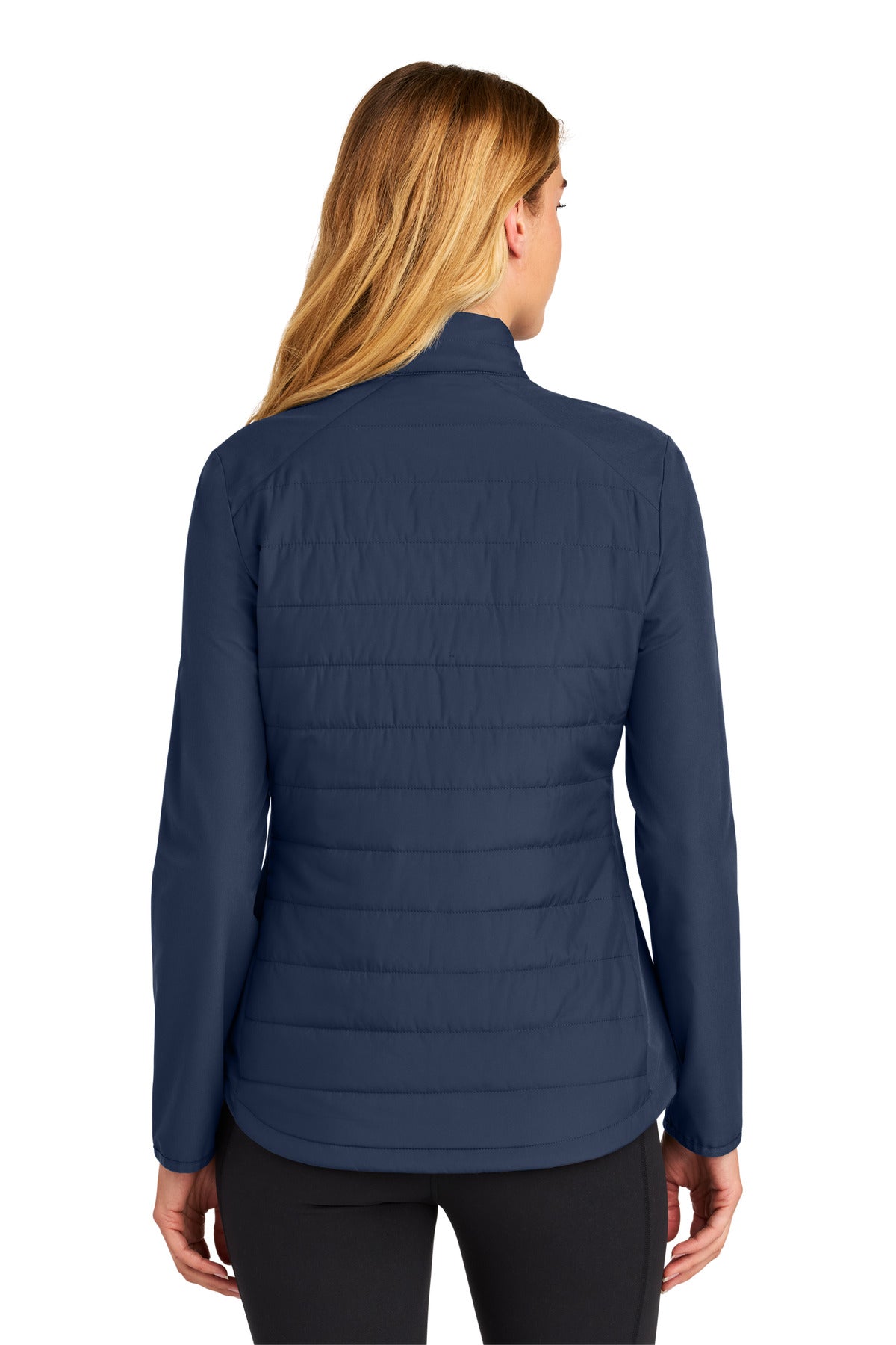 Sport-Tek Women's Teknical Hybrid Jacket - True Navy
