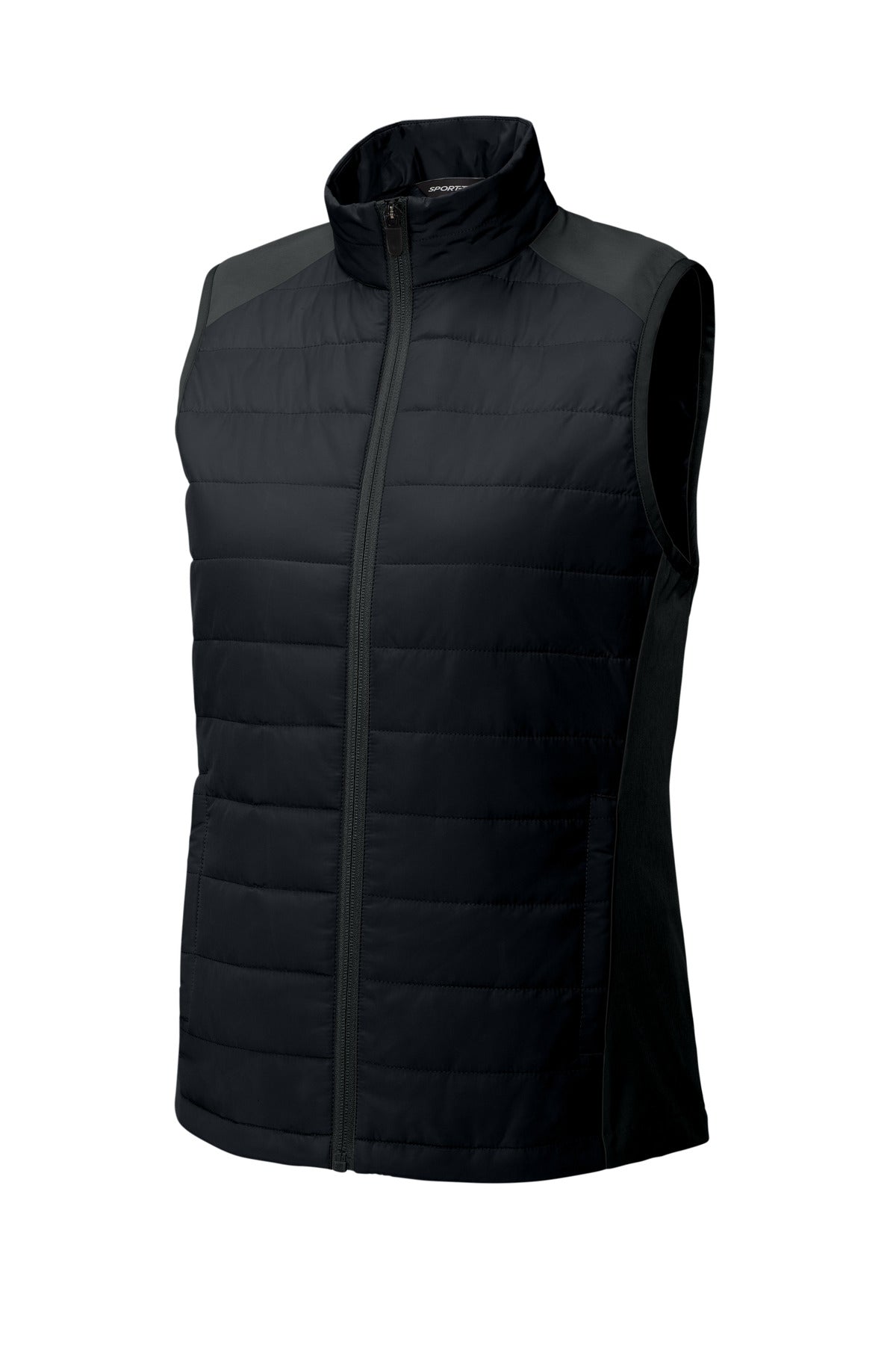 Sport-Tek Women's Teknical Hybrid Vest - Black