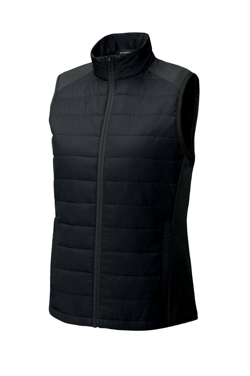 Sport-Tek Women's Teknical Hybrid Vest - Black