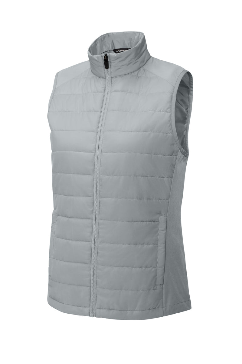 Sport-Tek Women's Teknical Hybrid Vest - Silver