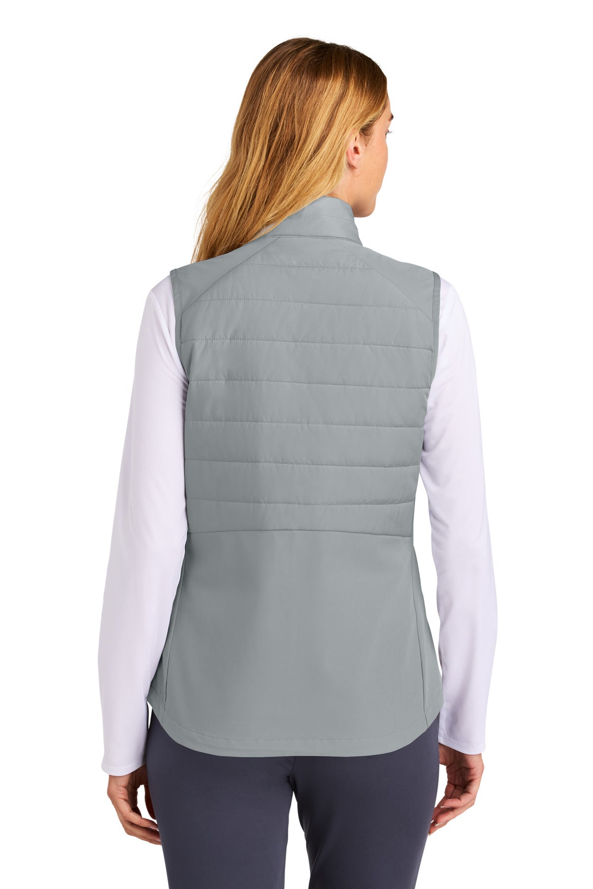 Sport-Tek Women's Teknical Hybrid Vest - Silver