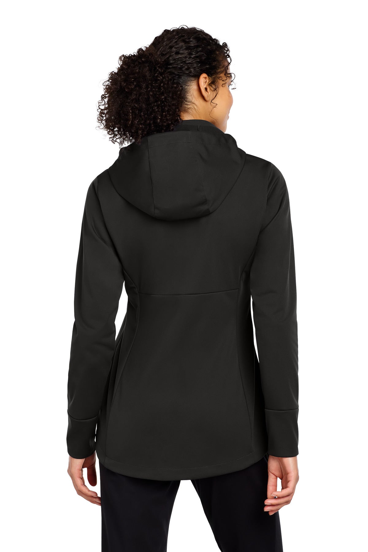 Sport-Tek Women's Hooded Soft Shell Jacket - Deep Black
