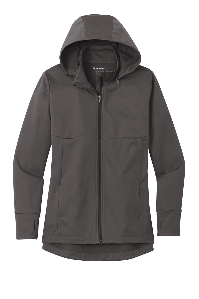 Sport-Tek Women's Hooded Soft Shell Jacket - Graphite