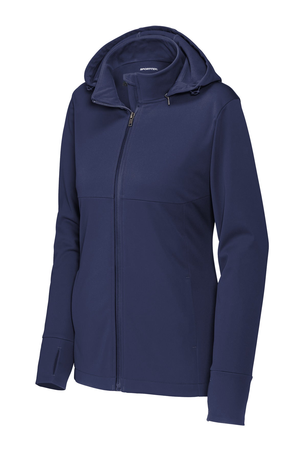 Sport-Tek Women's Hooded Soft Shell Jacket - True Navy
