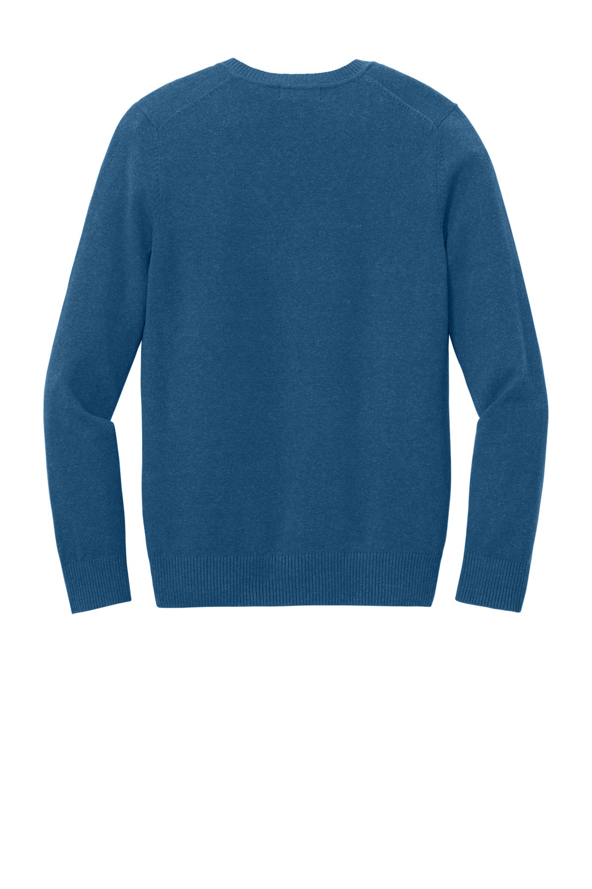 Port Authority Women's Easy Care V-Neck Sweater - Aegean Blue Heather