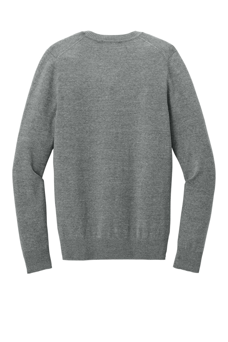Port Authority Women's Easy Care V-Neck Sweater - Medium Heather Grey