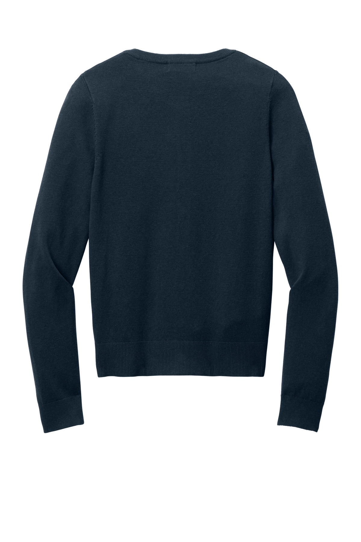 Port Authority Women's Easy Care Crewneck Cardigan Sweater - River Blue Navy