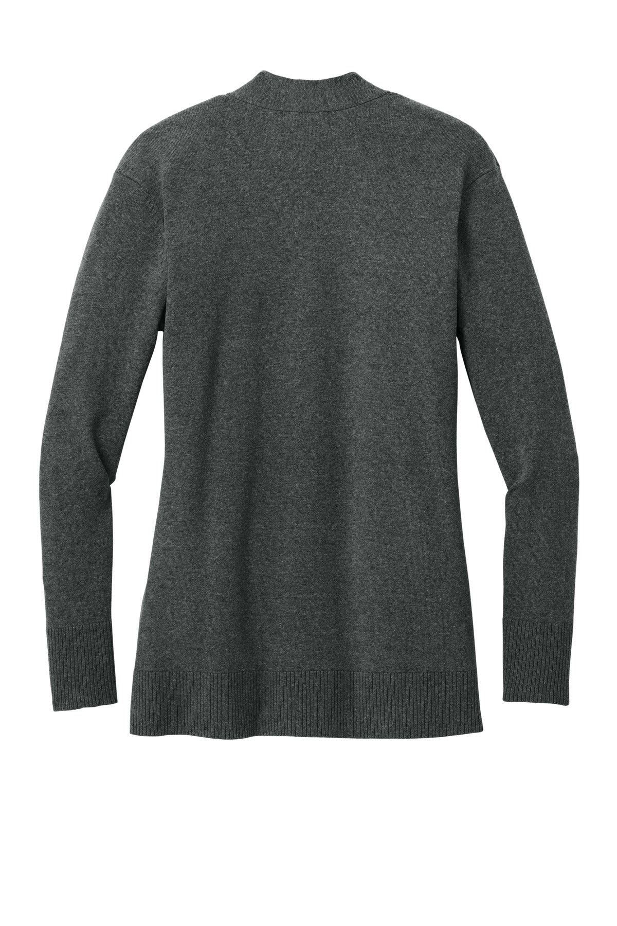 Port Authority Women's Easy Care Open-Front Cardigan Sweater - Charcoal Heather