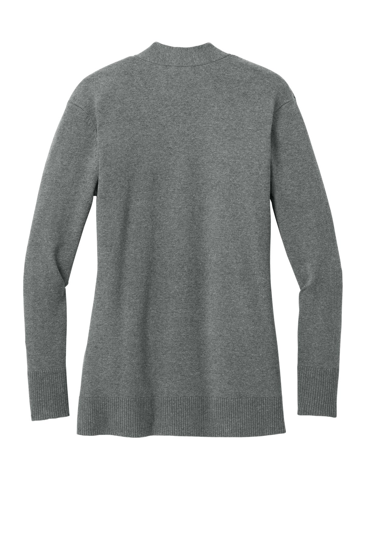 Port Authority Women's Easy Care Open-Front Cardigan Sweater - Medium Heather Grey
