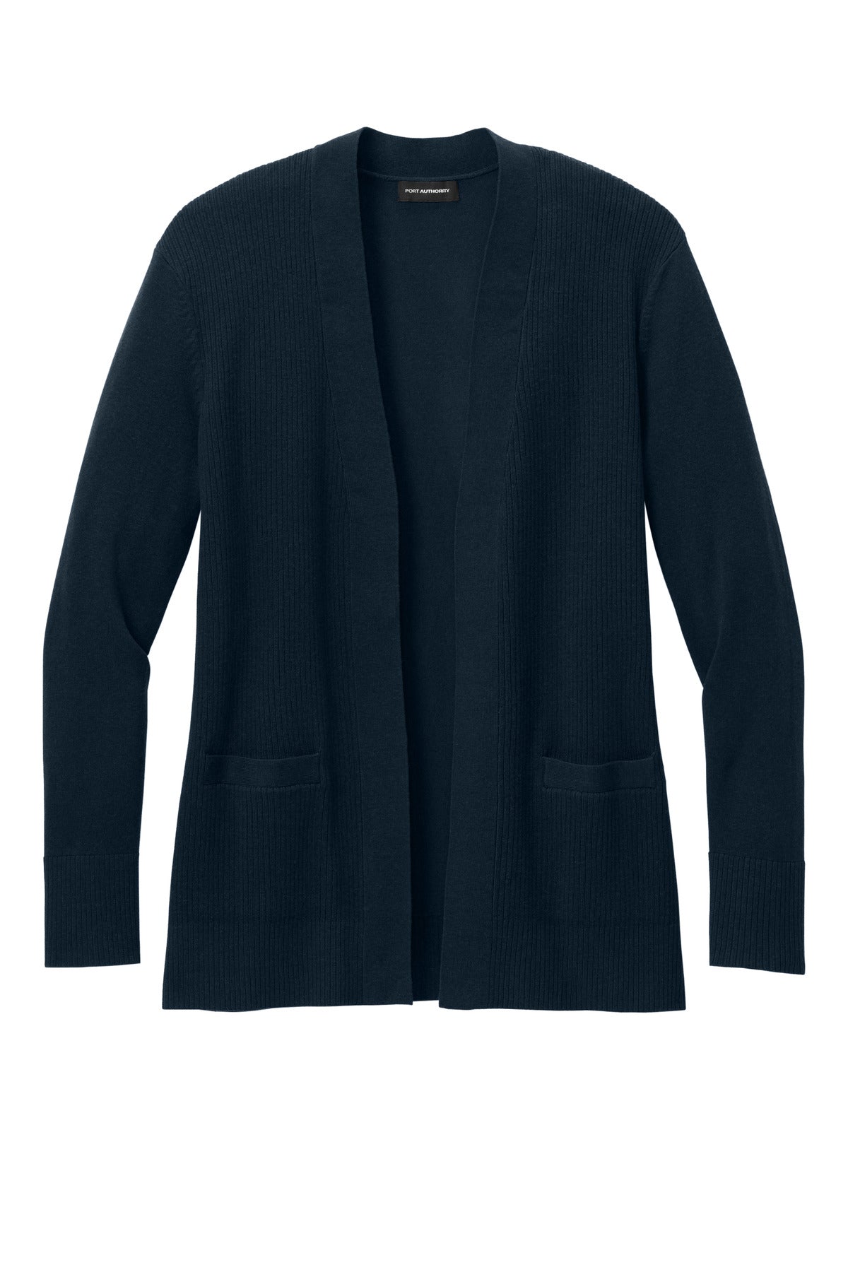 Port Authority Women's Easy Care Open-Front Cardigan Sweater - River Blue Navy