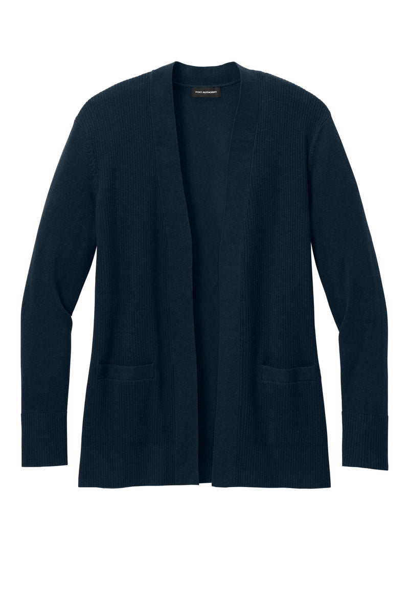 Port Authority Women's Easy Care Open-Front Cardigan Sweater - River Blue Navy