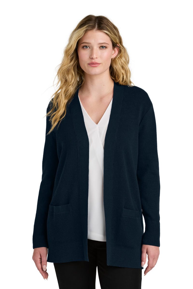 Port Authority Women's Easy Care Open-Front Cardigan Sweater - River Blue Navy