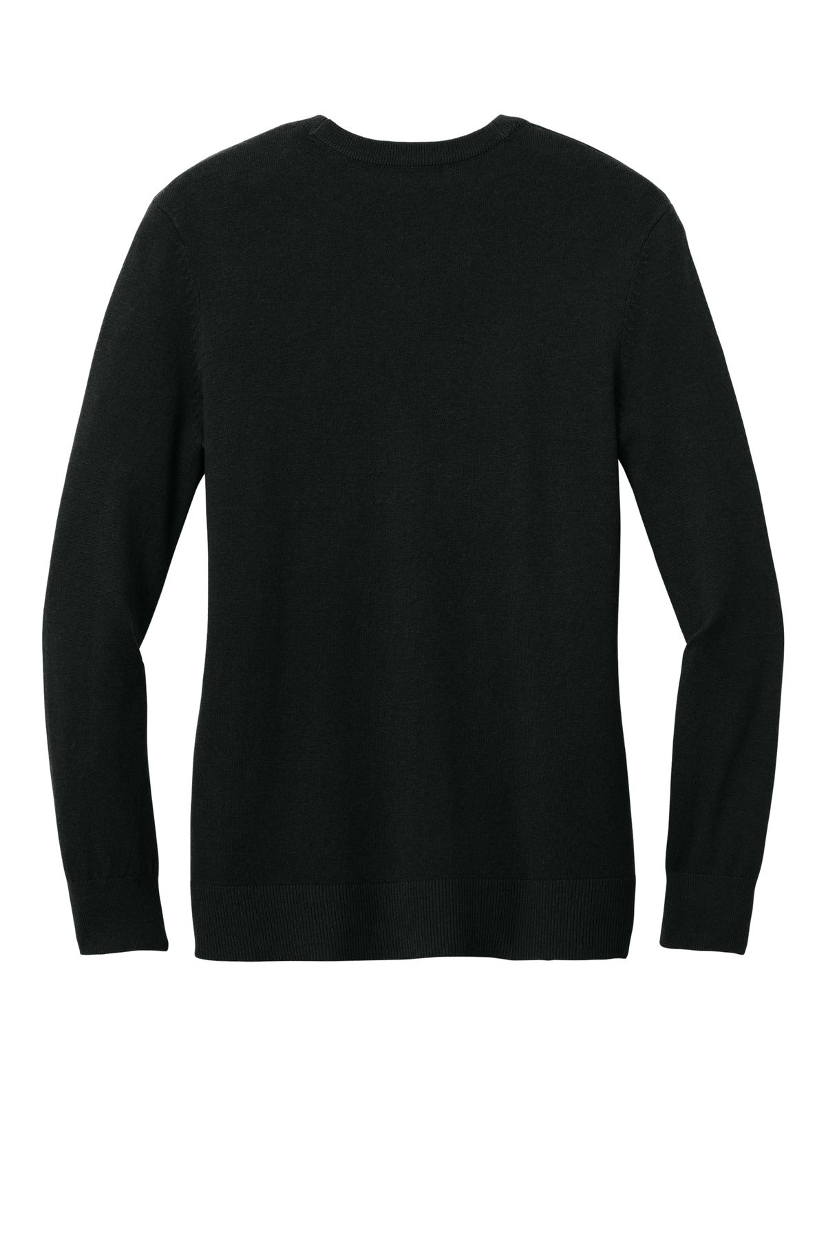 Port Authority Women's Easy Care Button-Up Cardigan Sweater - Deep Black