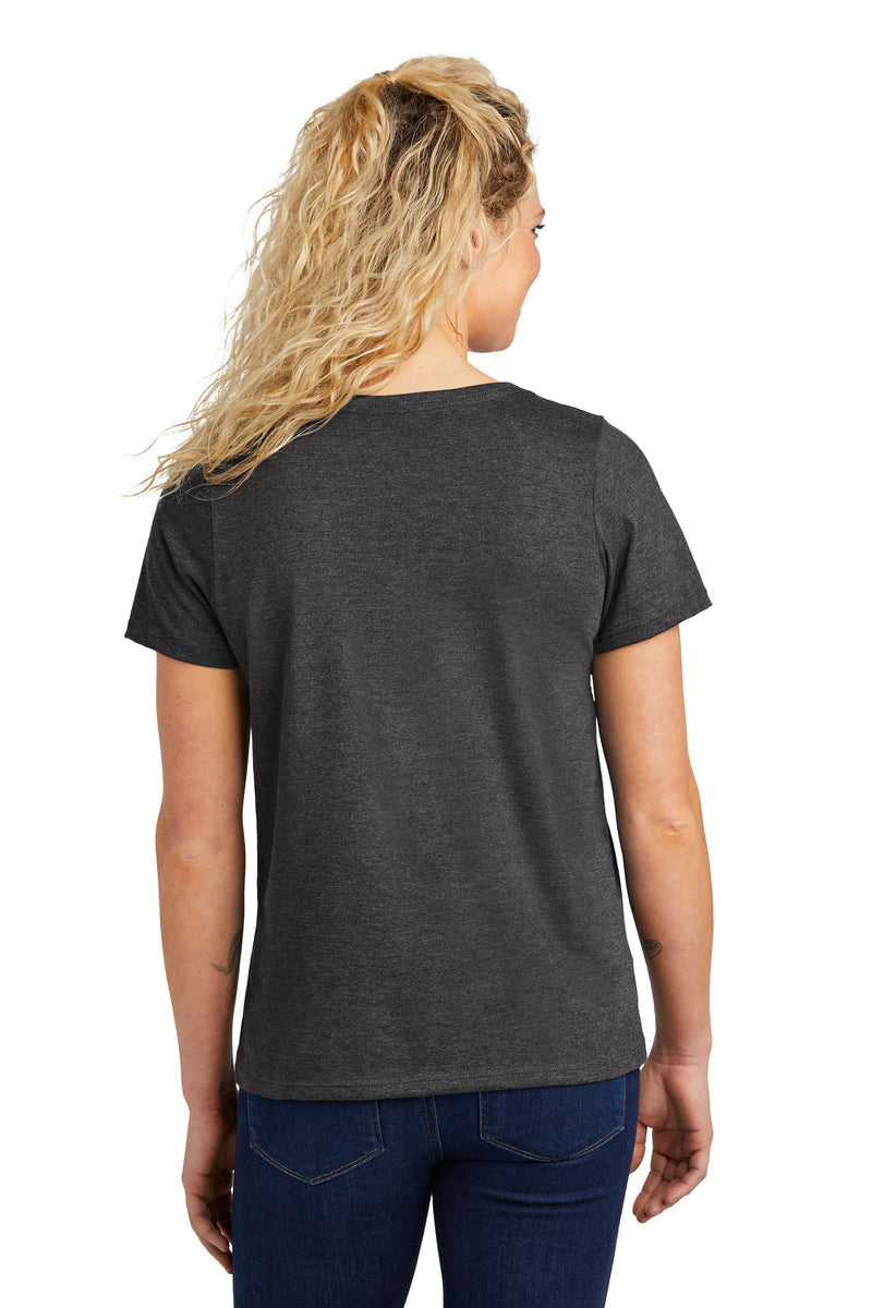 Volunteer Knitwear Women's Daily V-Neck Tee - Dark Heather Grey