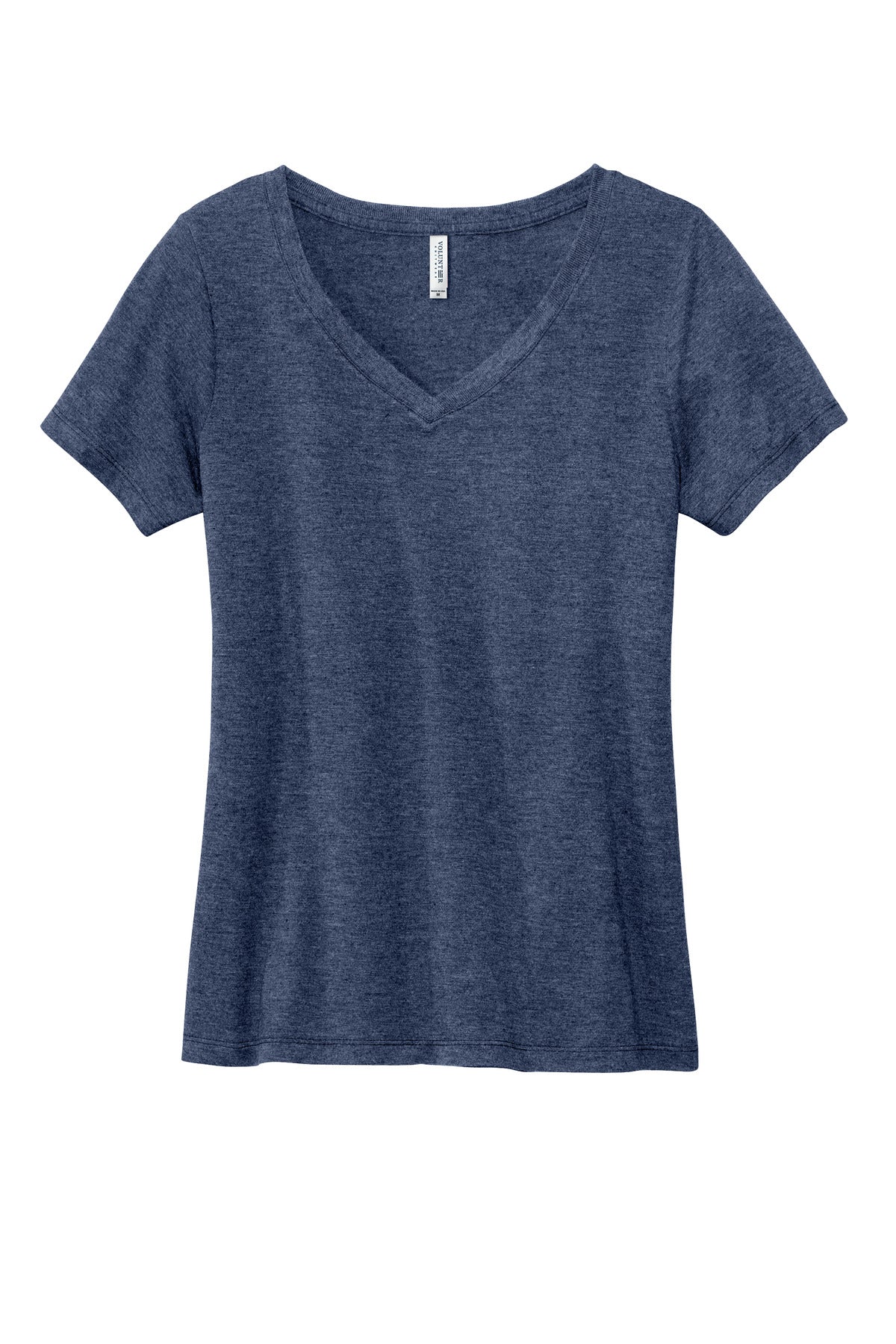 Volunteer Knitwear Women's Daily V-Neck Tee - Heather Navy