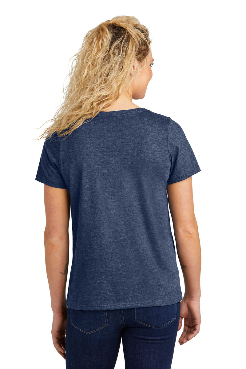 Volunteer Knitwear Women's Daily V-Neck Tee - Heather Navy