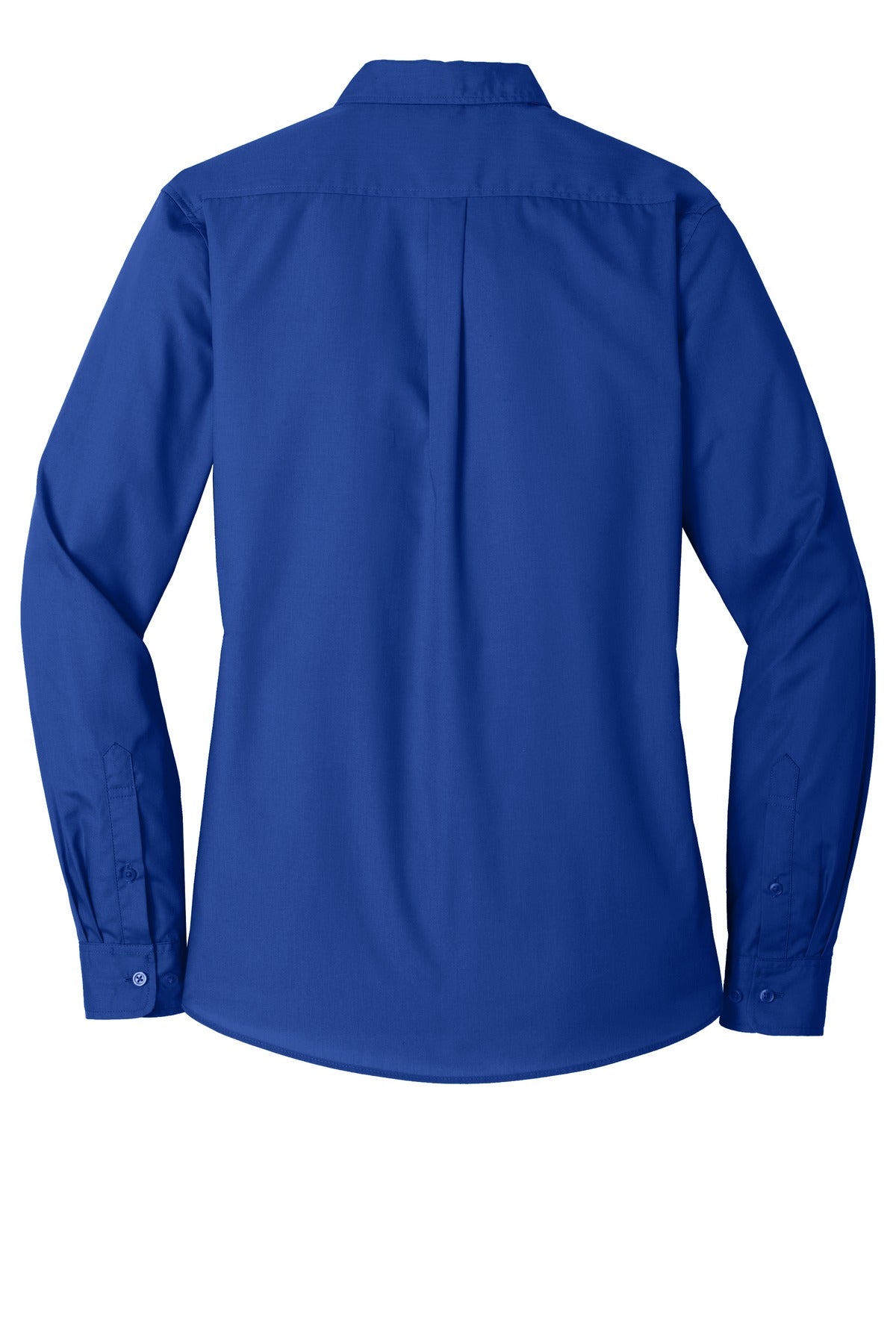 Port Authority Women's Long Sleeve Carefree Poplin Shirt - True Royal