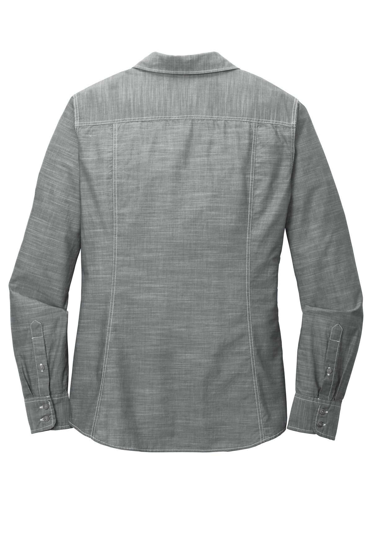 Port Authority Women's Slub Chambray Shirt - Grey