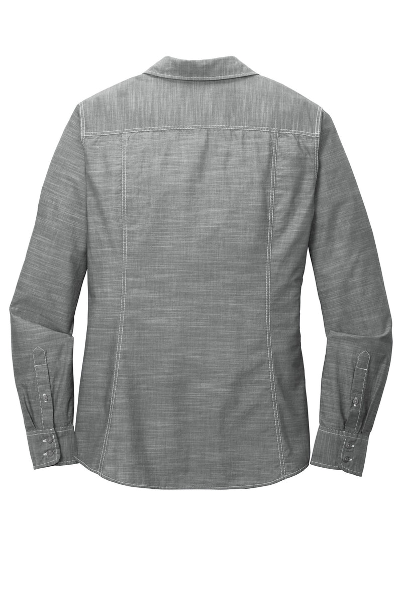Port Authority Women's Slub Chambray Shirt - Grey