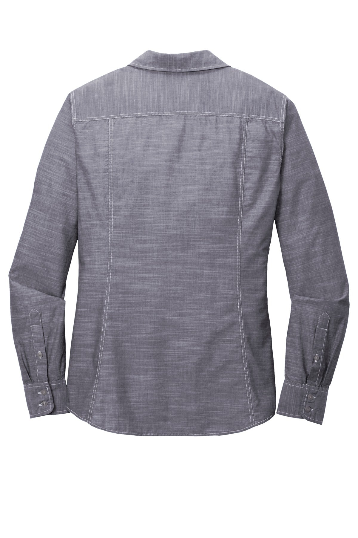 Port Authority Women's Slub Chambray Shirt - True Navy