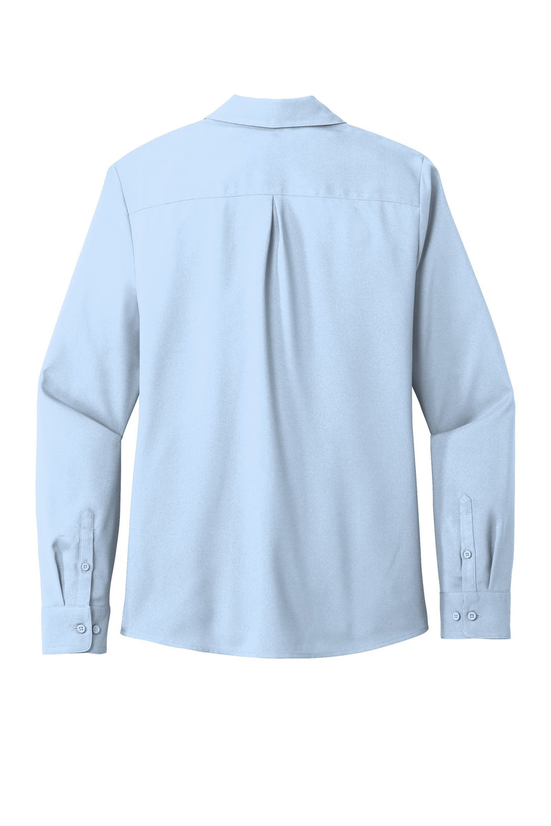 Port Authority Women's Long Sleeve Performance Staff Shirt - Cloud Blue