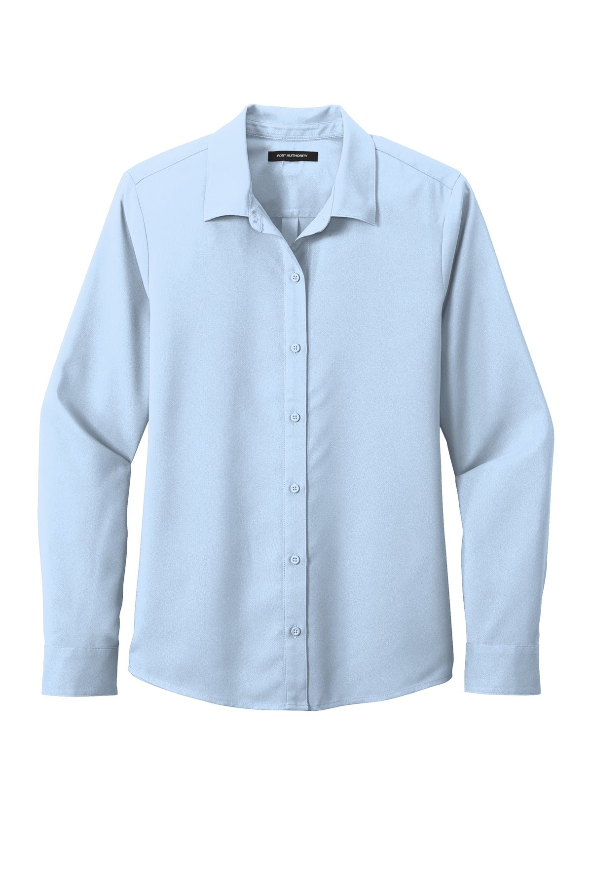 Port Authority Women's Long Sleeve Performance Staff Shirt - Cloud Blue