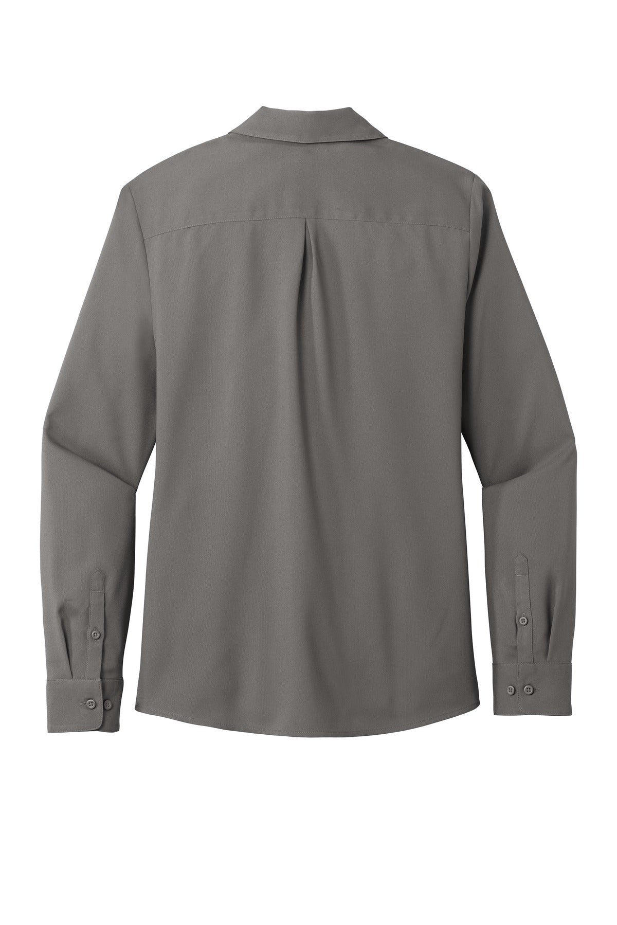 Port Authority Women's Long Sleeve Performance Staff Shirt - Graphite