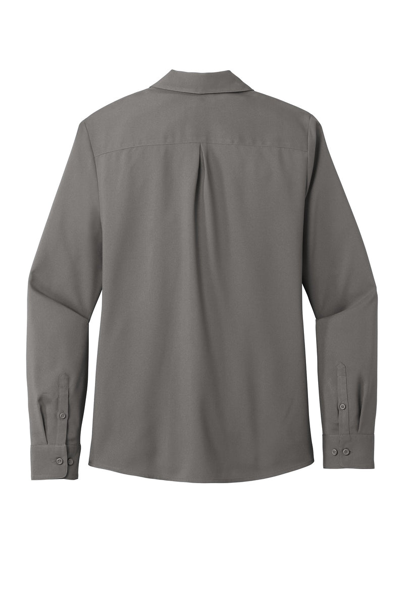 Port Authority Women's Long Sleeve Performance Staff Shirt - Graphite