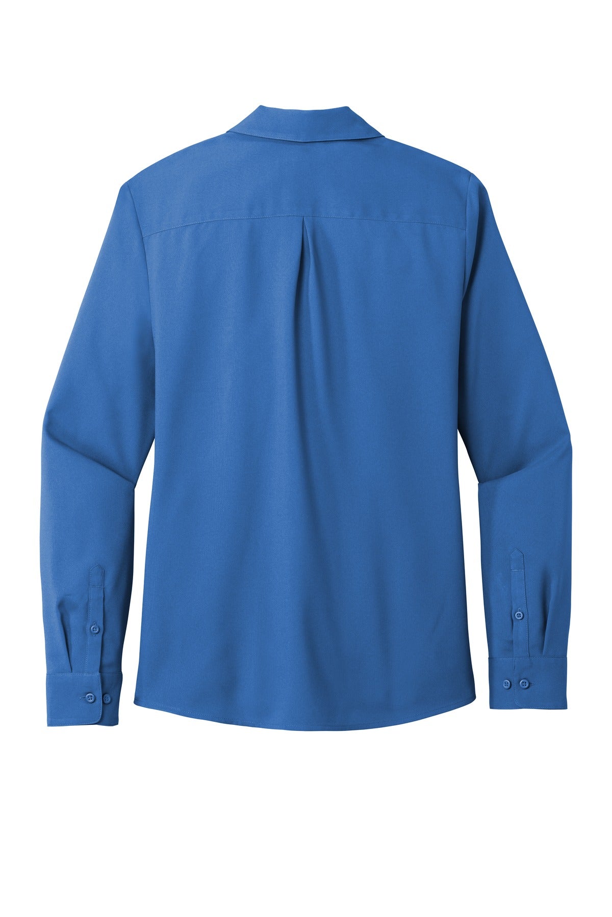 Port Authority Women's Long Sleeve Performance Staff Shirt - True Blue