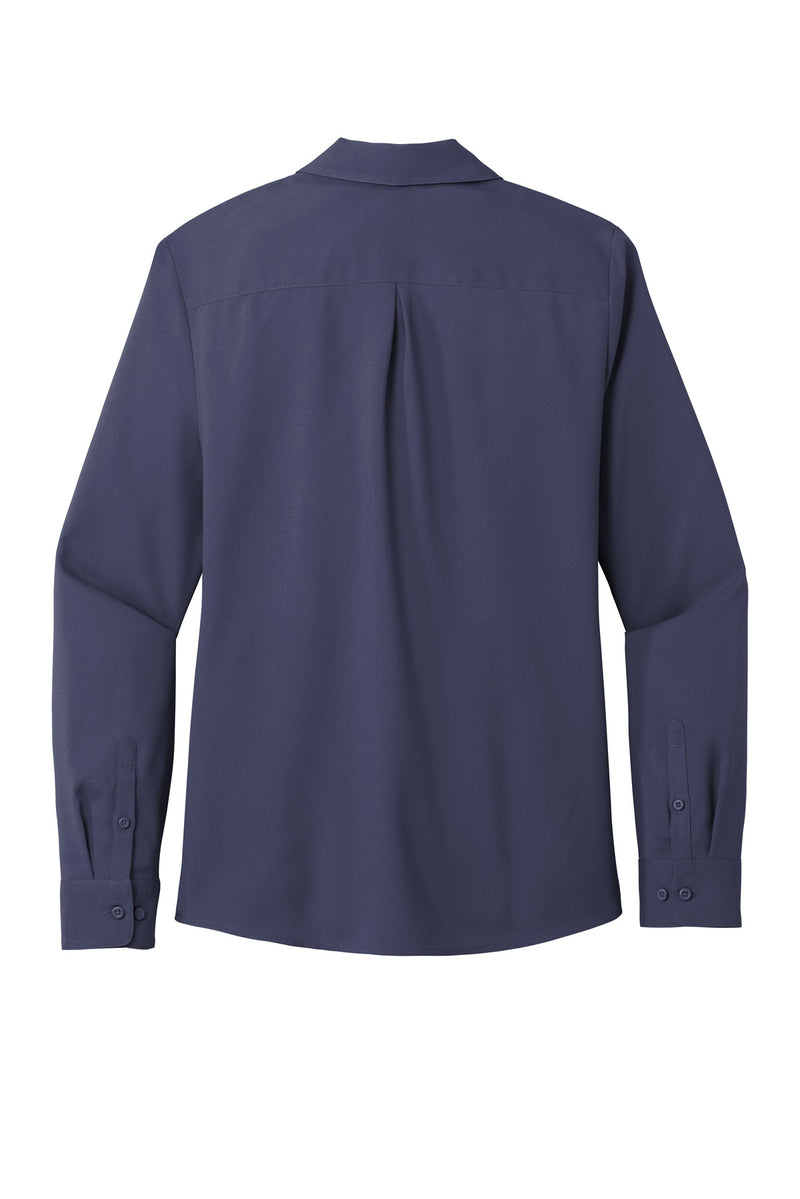Port Authority Women's Long Sleeve Performance Staff Shirt - True Navy