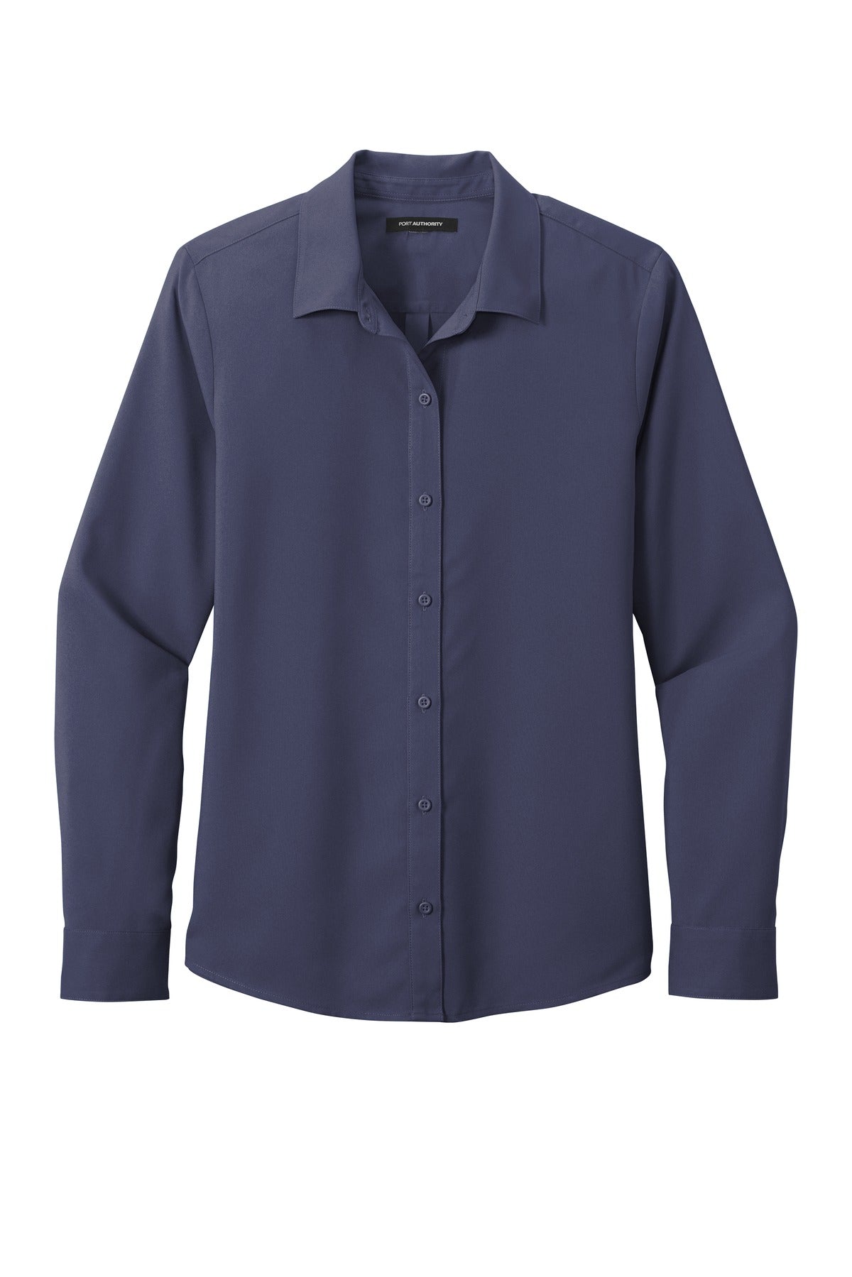 Port Authority Women's Long Sleeve Performance Staff Shirt - True Navy