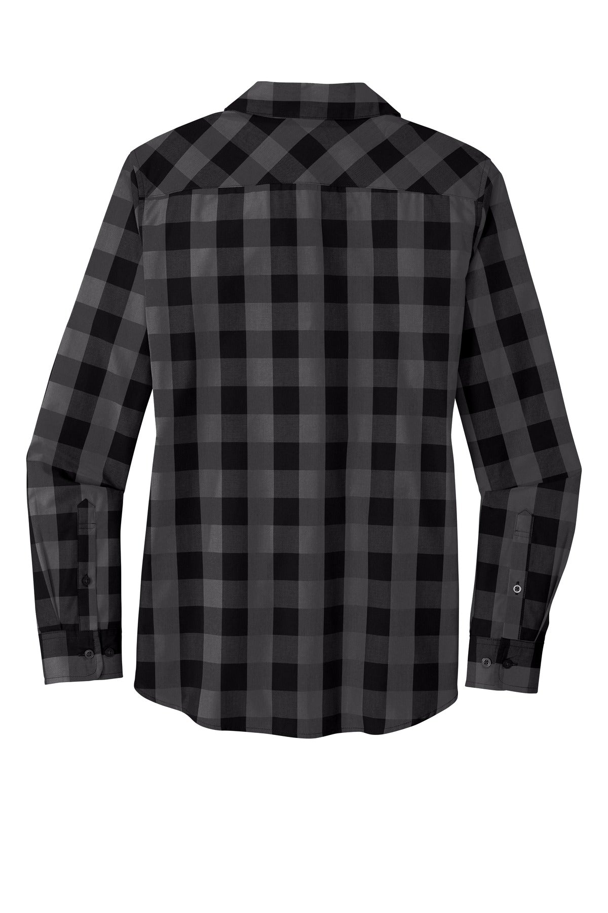 Port Authority Women's Everyday Plaid Shirt - Black