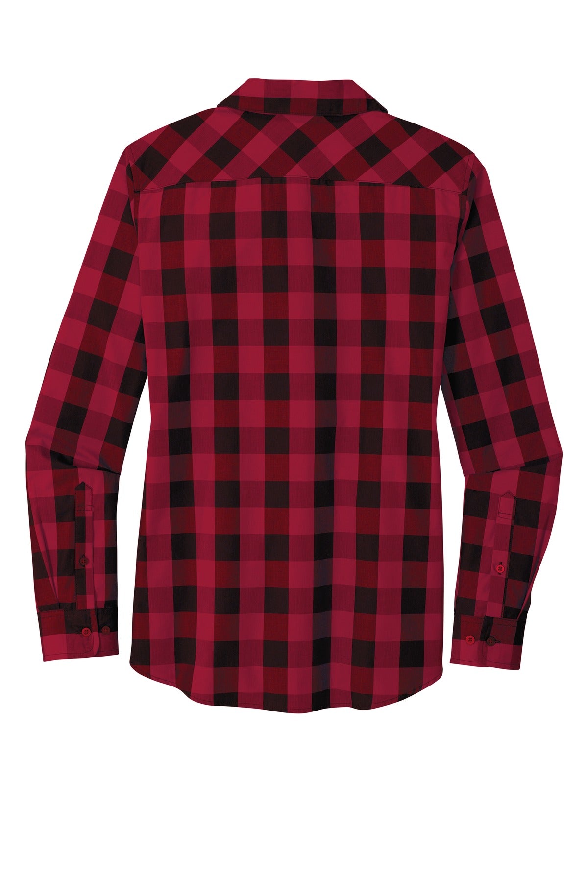 Port Authority Women's Everyday Plaid Shirt - Rich Red
