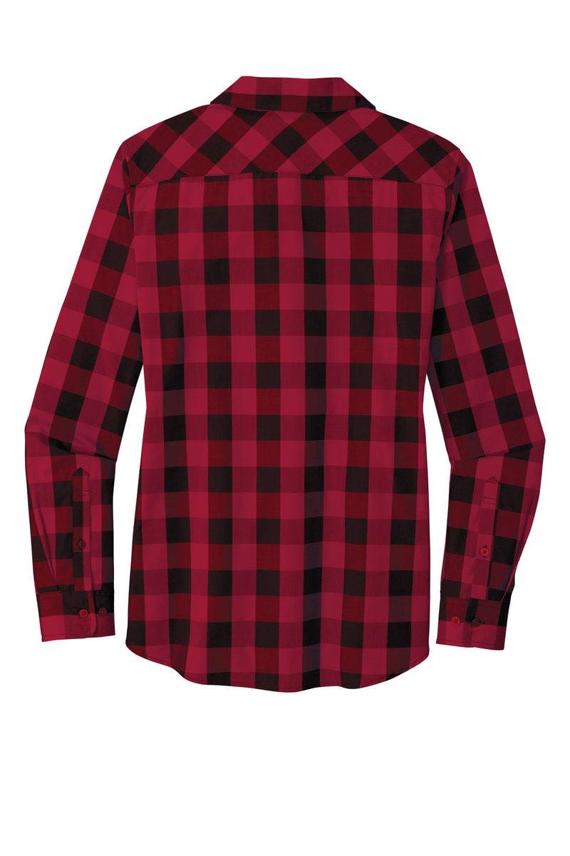 Port Authority Women's Everyday Plaid Shirt - Rich Red