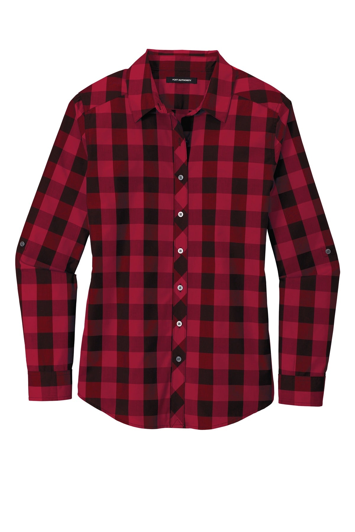 Port Authority Women's Everyday Plaid Shirt - Rich Red