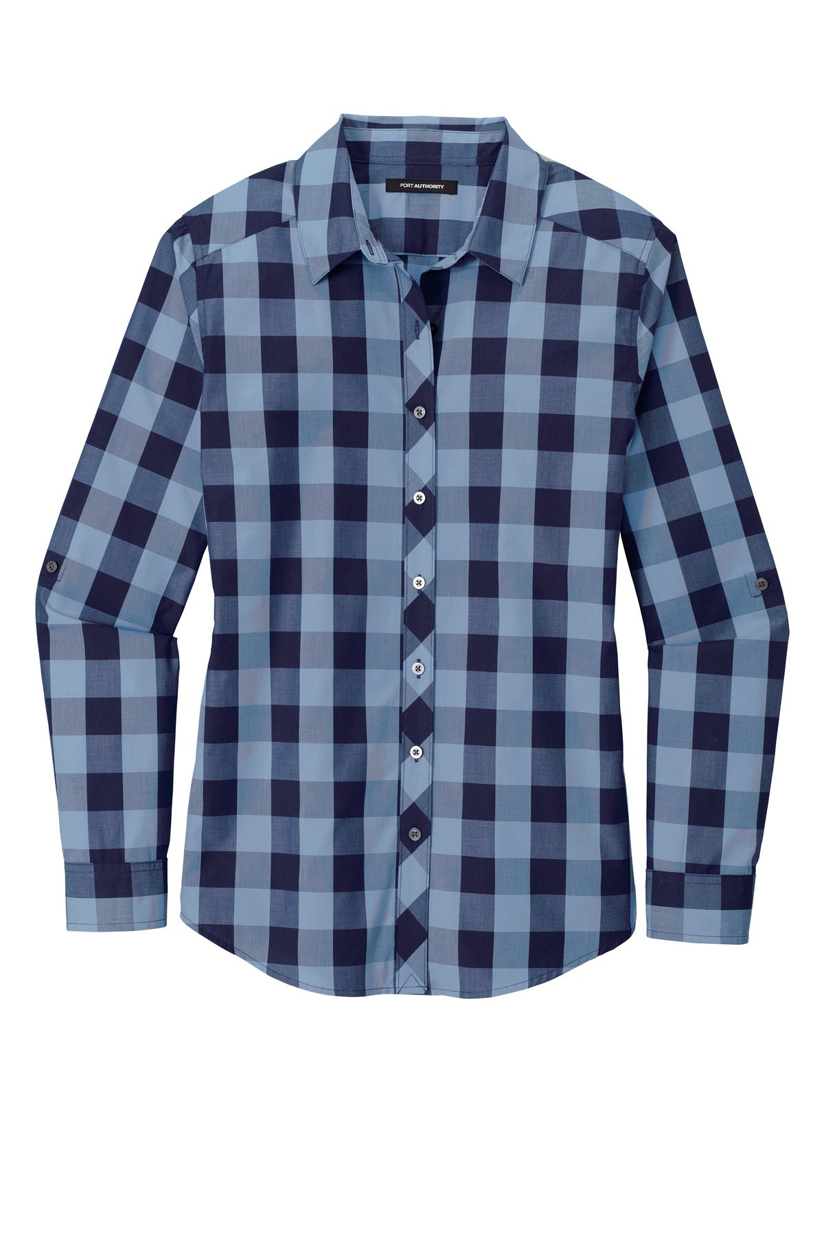 Port Authority Women's Everyday Plaid Shirt - True Navy