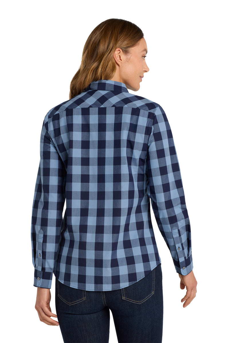 Port Authority Women's Everyday Plaid Shirt - True Navy