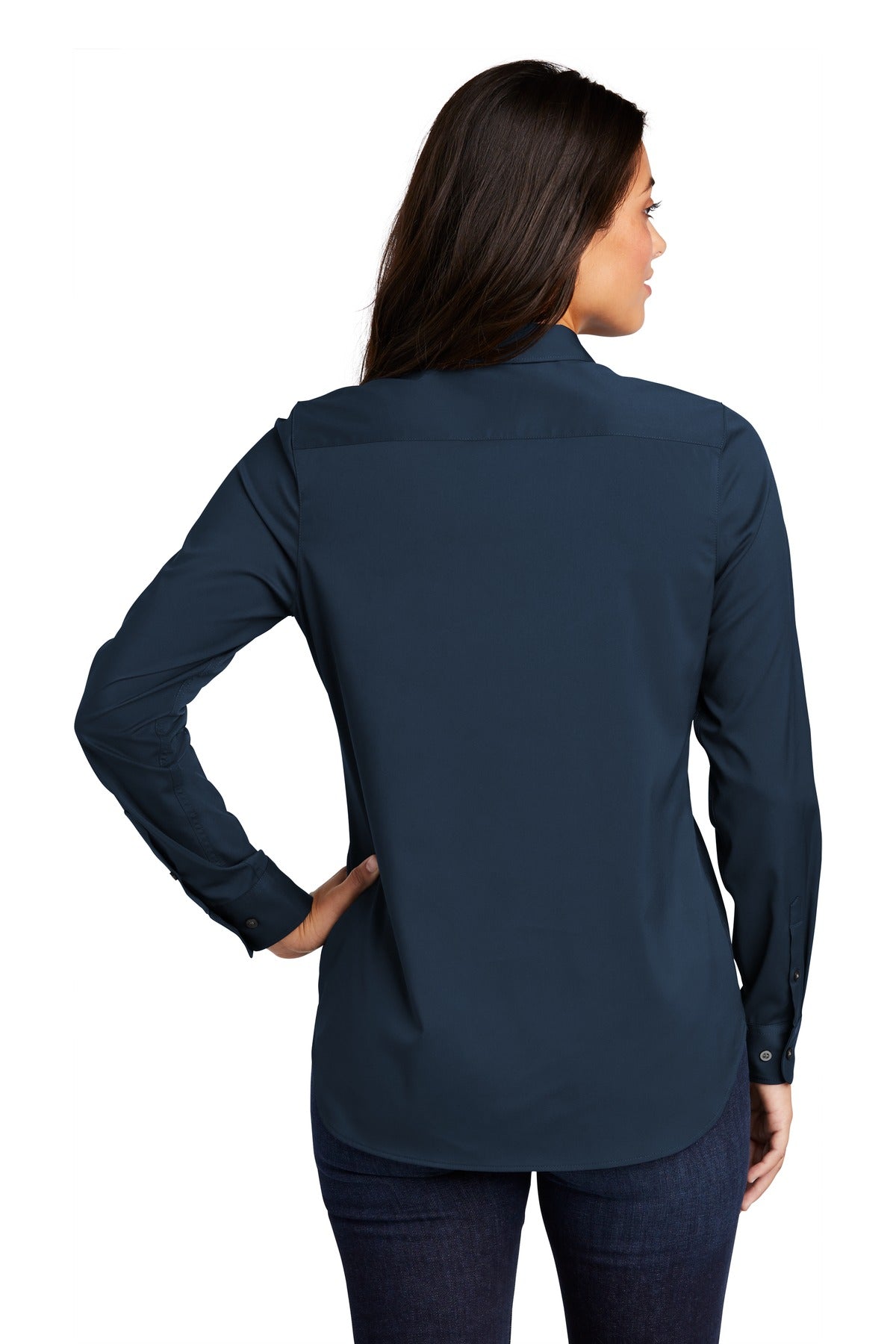 Port Authority  Ladies City Stretch Tunic - River Blue Navy