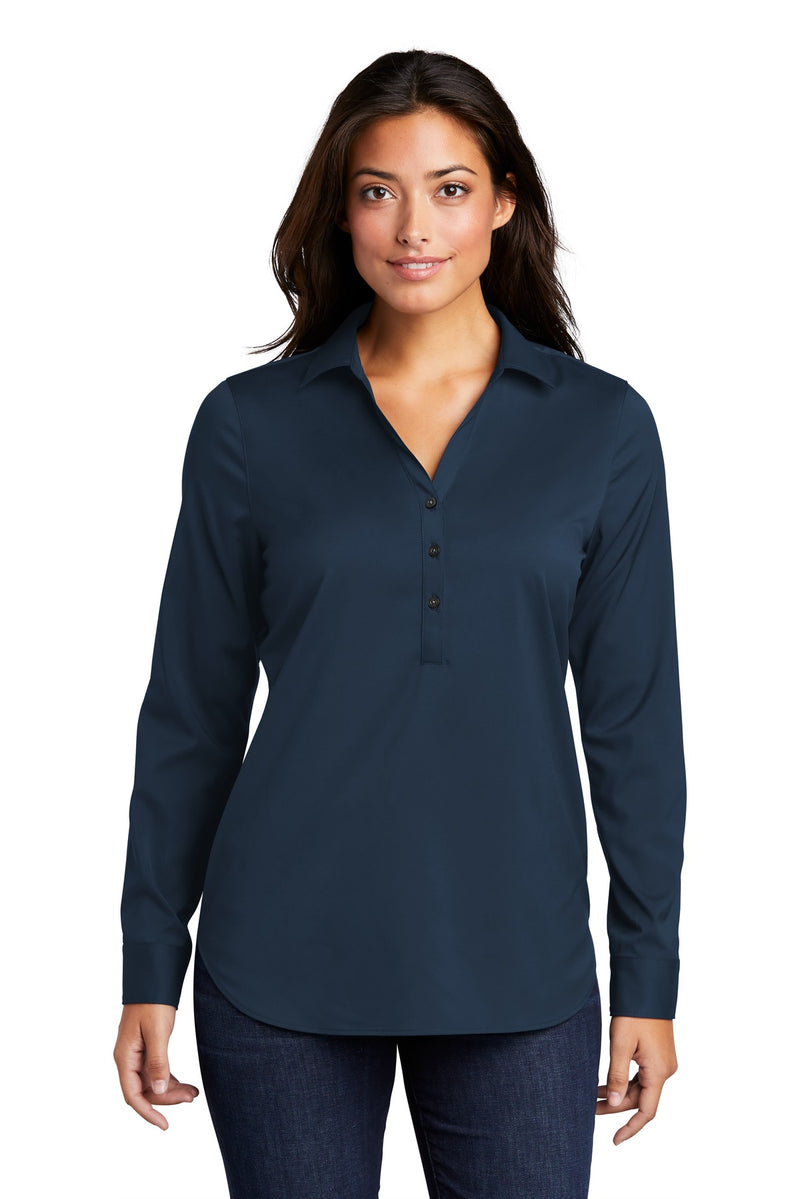 Port Authority  Ladies City Stretch Tunic - River Blue Navy