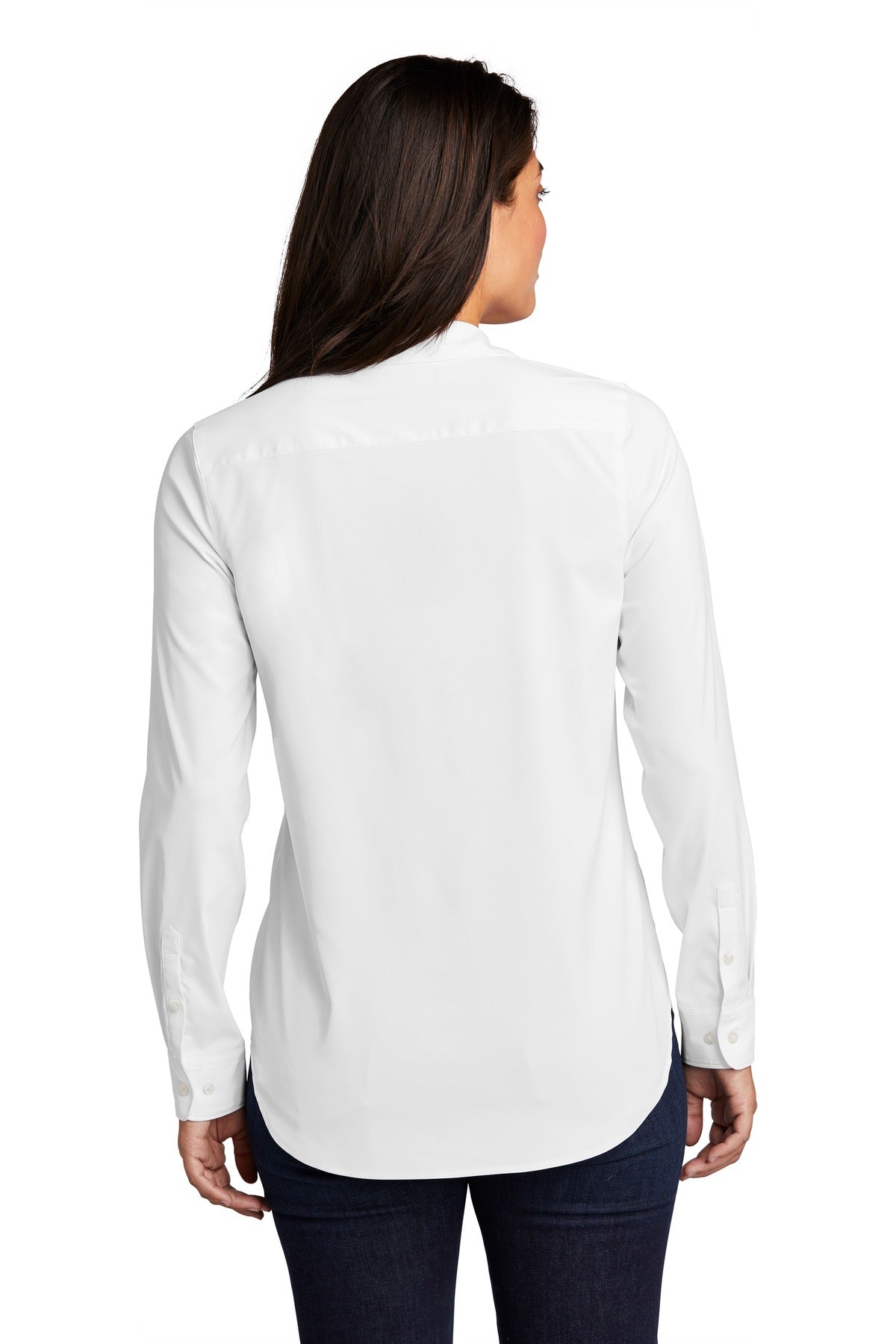 Port Authority  Ladies City Stretch Tunic - White