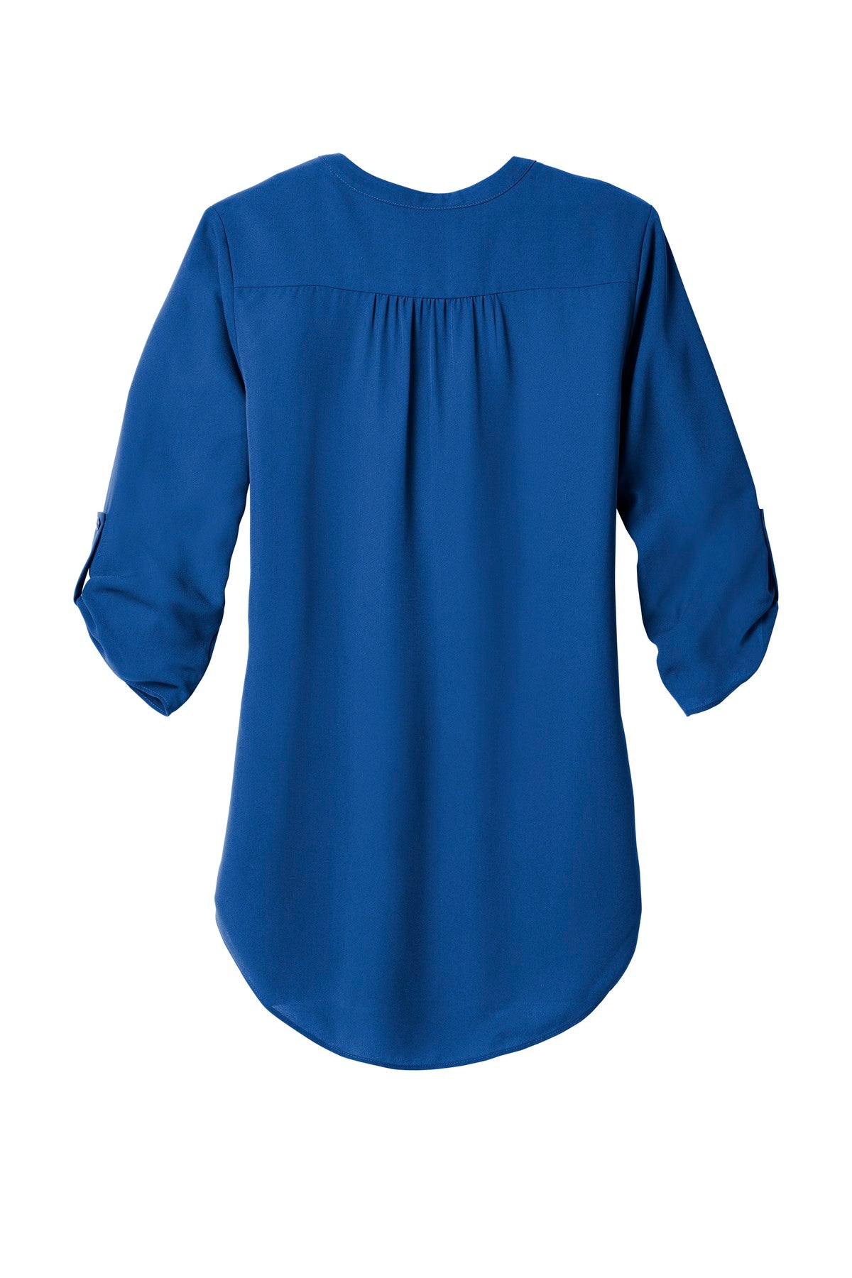 Port Authority Women's 3/4-Sleeve Tunic Blouse - True Blue