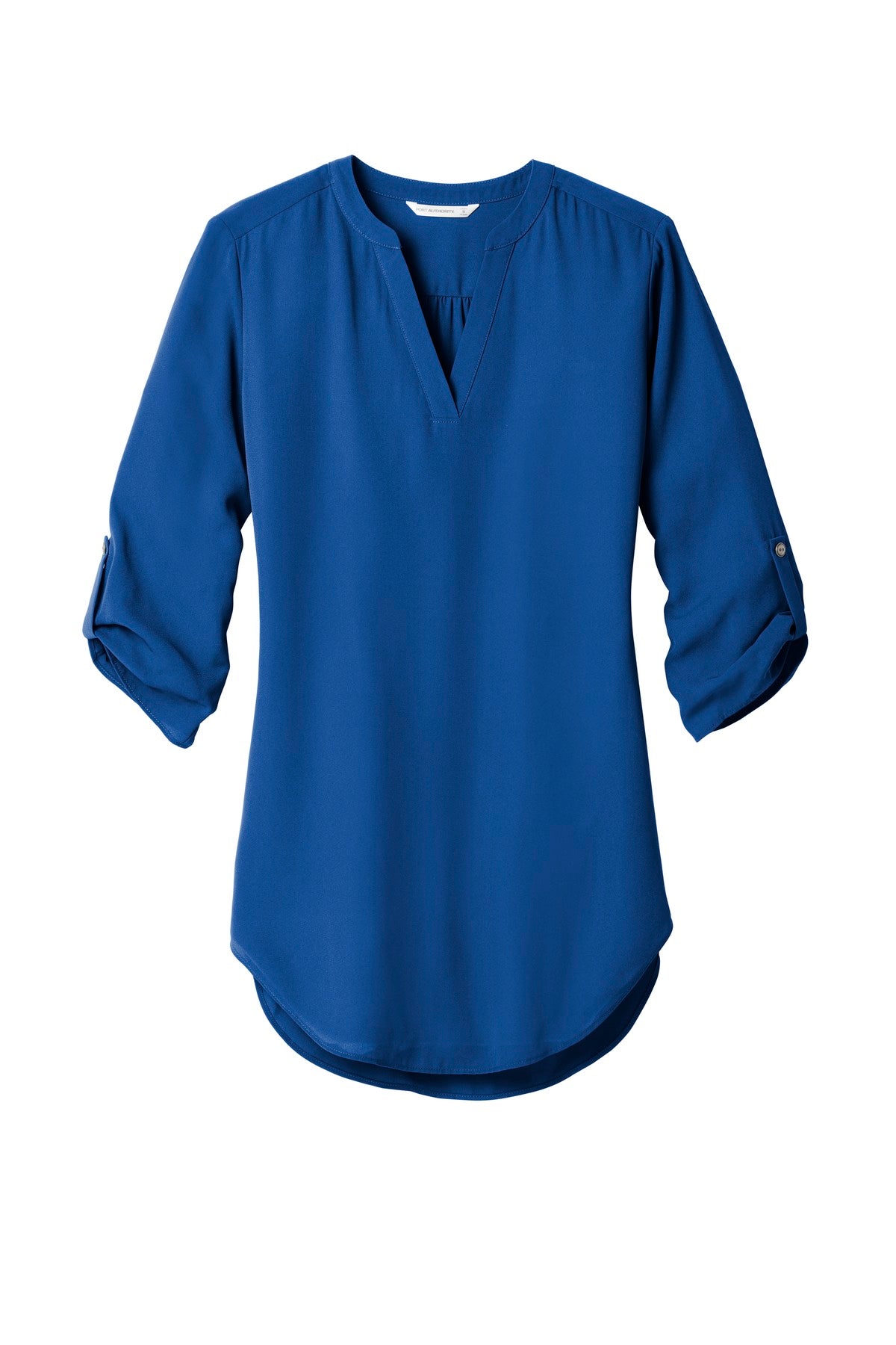 Port Authority Women's 3/4-Sleeve Tunic Blouse - True Blue