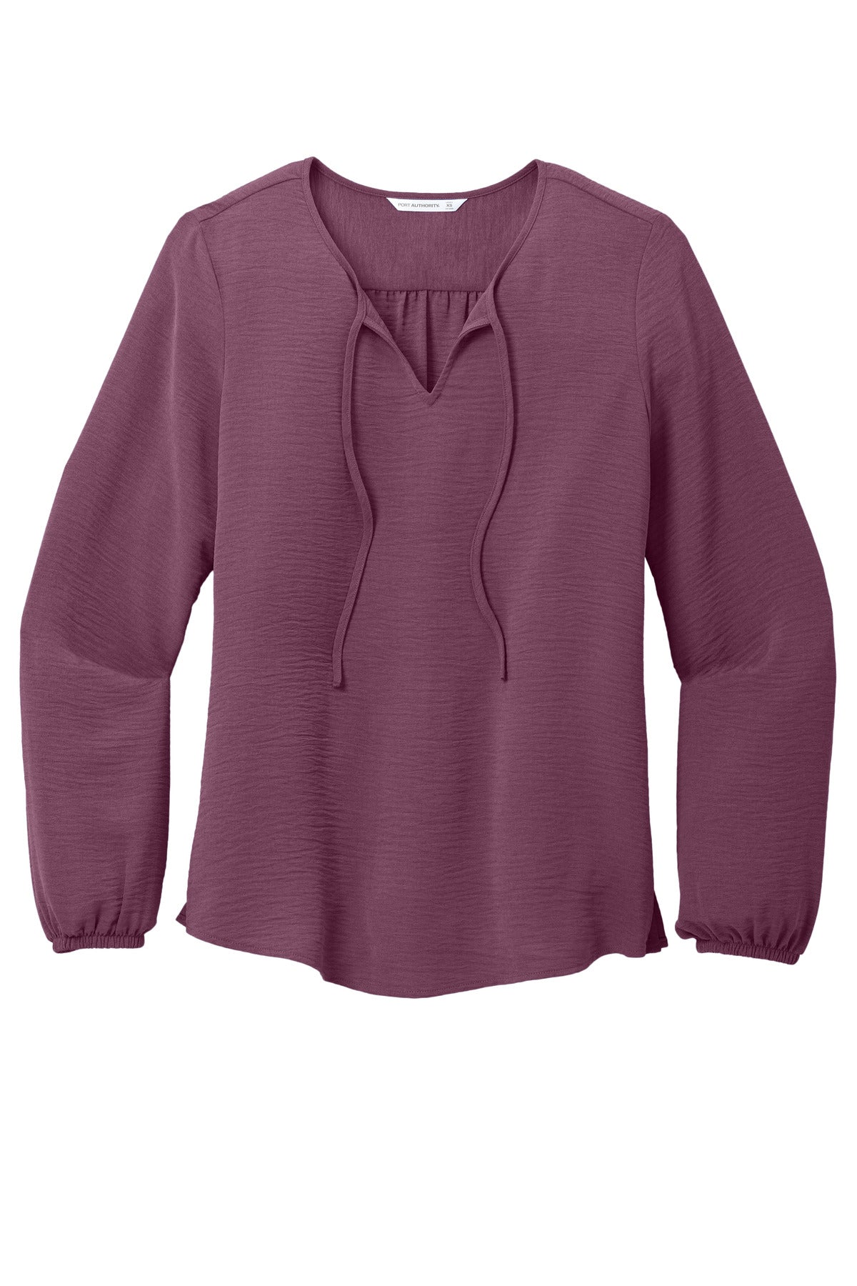 Port Authority Women's Textured Crepe Blouse - Purple Mist