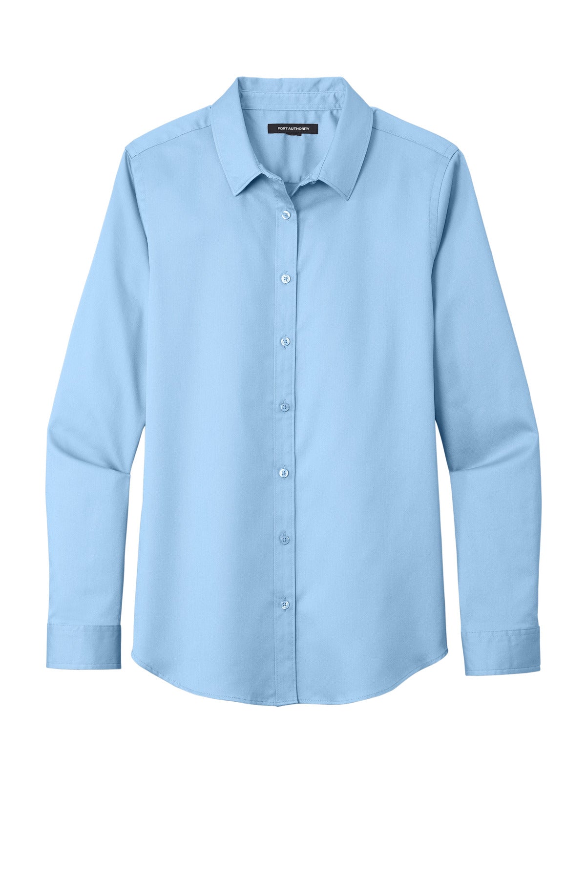 Port Authority Women's Long Sleeve SuperPro ReactTwill Shirt - Cloud Blue