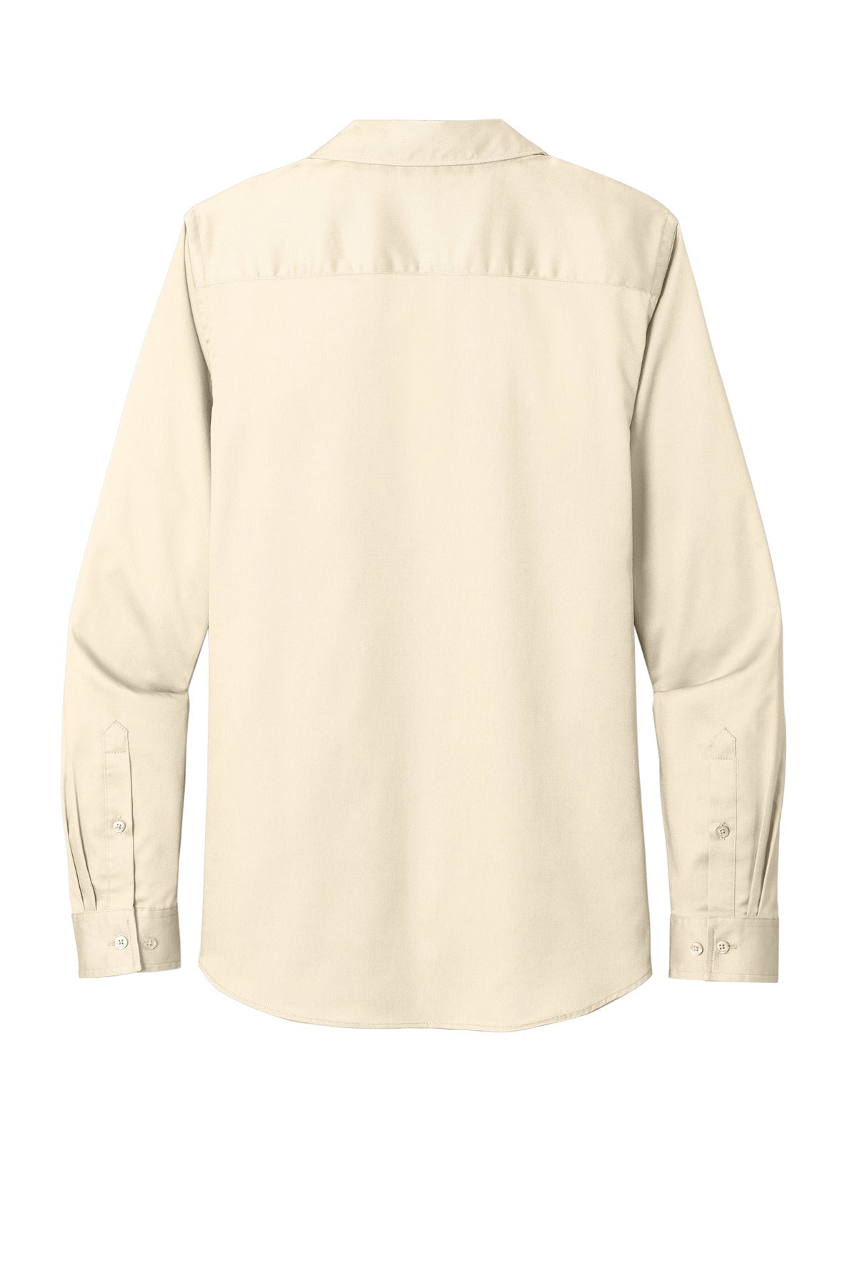 Port Authority Women's Long Sleeve SuperPro ReactTwill Shirt - Ecru