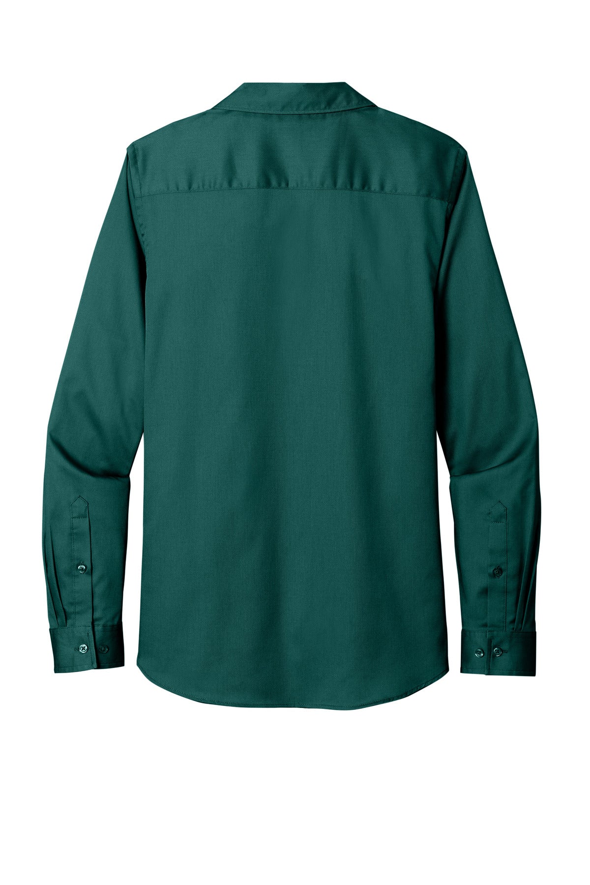 Port Authority Women's Long Sleeve SuperPro ReactTwill Shirt - Marine Green