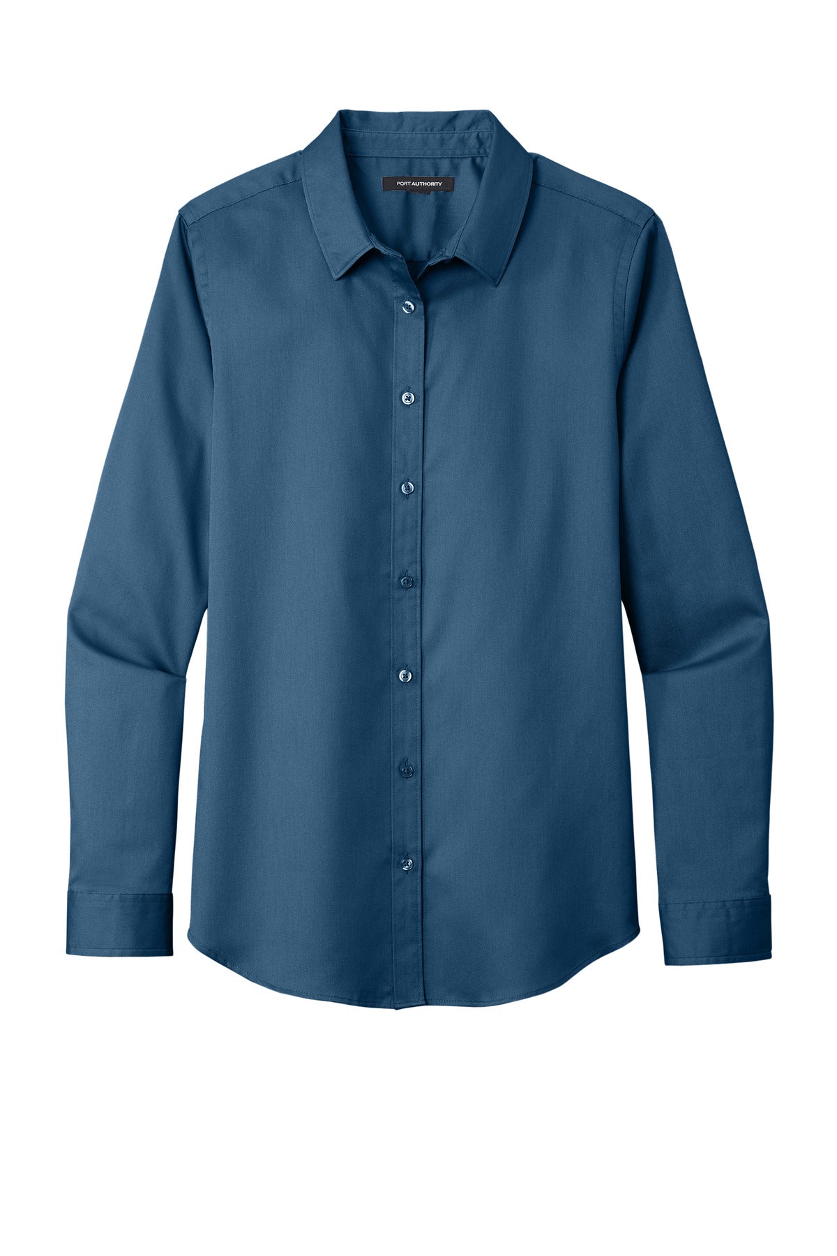 Port Authority Women's Long Sleeve SuperPro ReactTwill Shirt - Regatta Blue