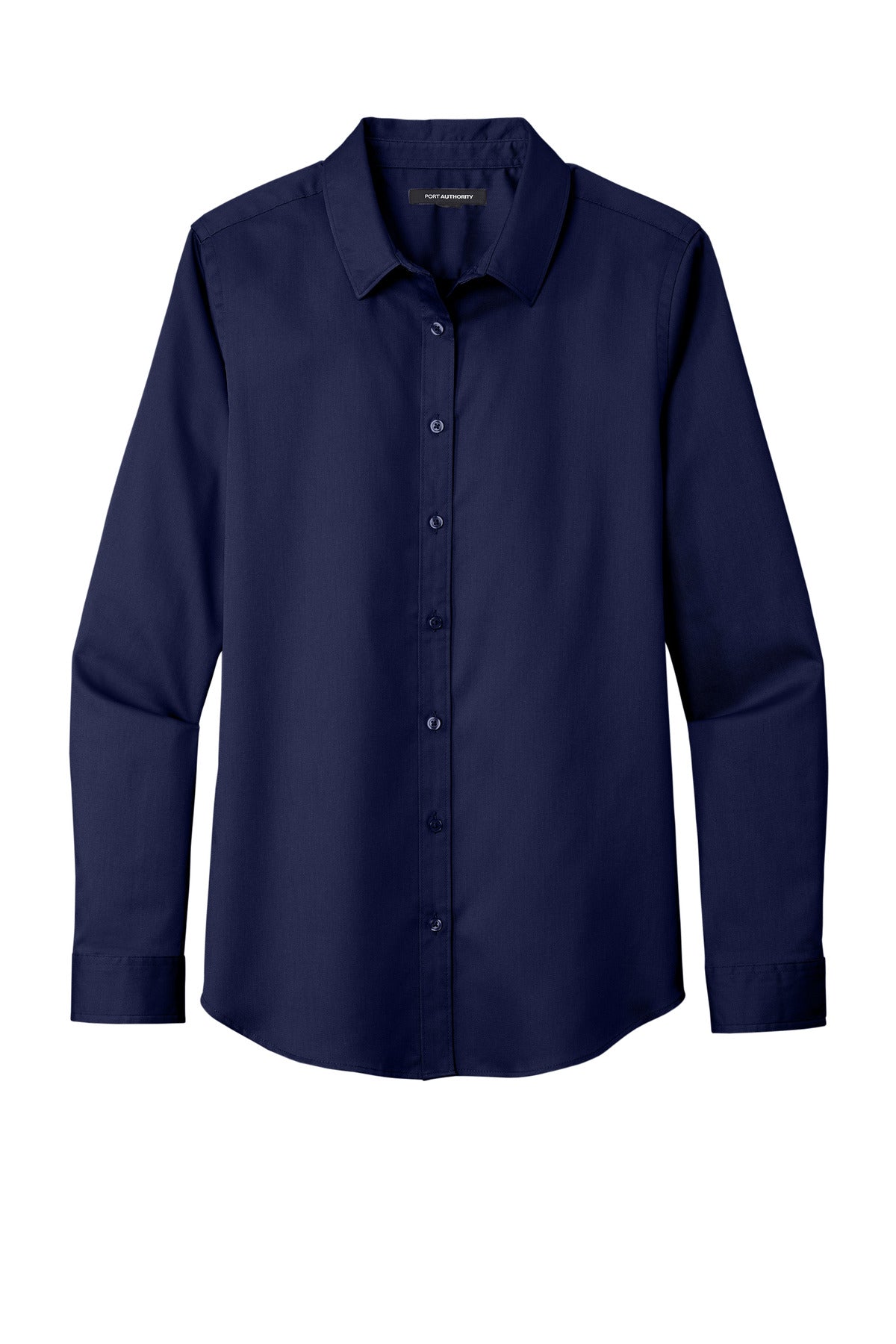Port Authority Women's Long Sleeve SuperPro ReactTwill Shirt - True Navy